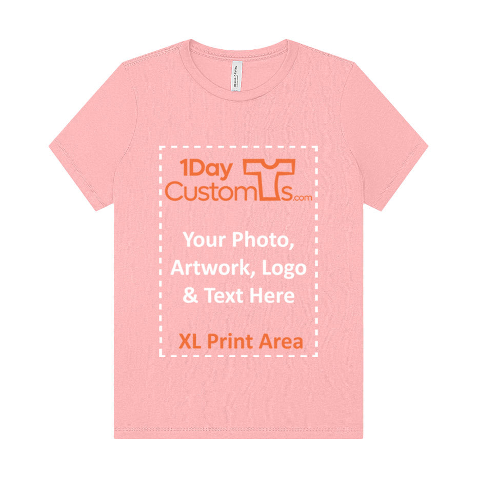 Custom T-Shirt - Women's AI Cartoon Your Photo